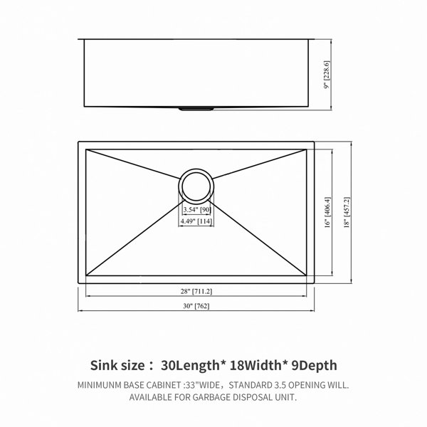 Dimensions du produit