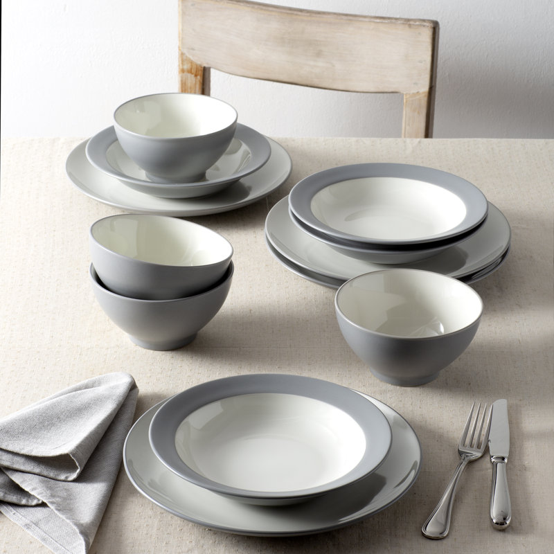 Service de table 12 pièces, service pour 4 Noritake Colorwave, Ardoise
