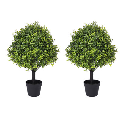 Faux topiaire en pot 27,5 po
