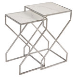 Istanbul Cross Legs Nesting Tables