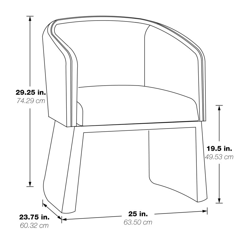 Fauteuil d'appoint Mercedes, Polyester gris platine