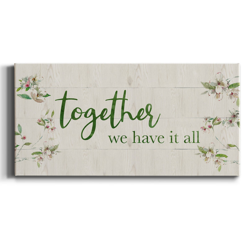 " Together ", 16" H x 8" W x 1" D