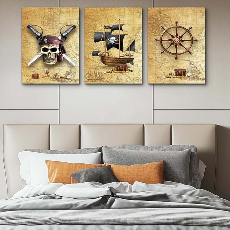 3 Piece Wrapped Canvas Print