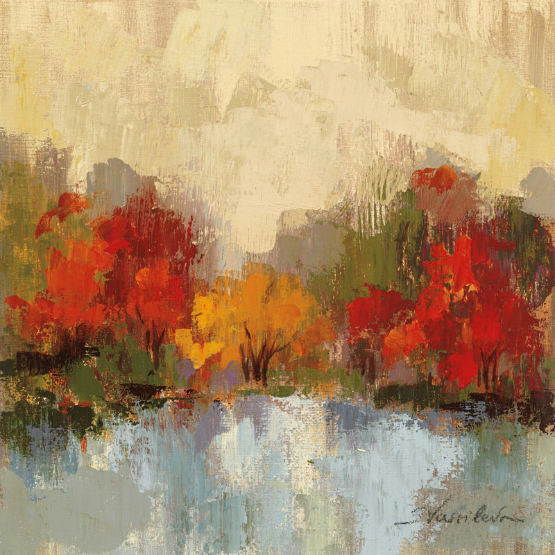 Automne Riverside I, H 12 po x l 12 po