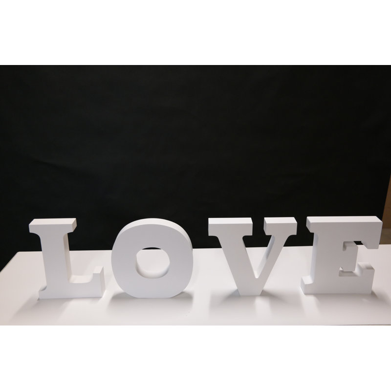 Clinger Text & Numbers Letter Block