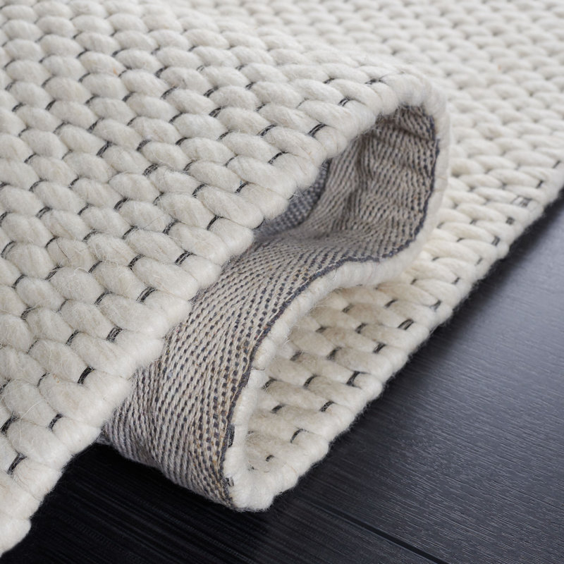 Zaragoza Hand Loomed Wool And Cotton Rug, Rectangle 5' x 8'