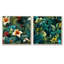 Rainforest Radiance - motif tropical - ensemble de 2 collages carrés tropicaux-101865435-101865439