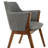Moberly Modern Dining Side Chairs with Arms in Fabric Upholstery and Wood-2074649035-2074649034