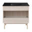 Meuble-lavabo autoportant en chêne blanc Classe 36 avec plateau noir Class-1363476232-1363476246-1407516753