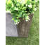 Jardinière extérieure carrée en béton léger et moderne, hauteur de 9,8 po, Lodgepole-690844059