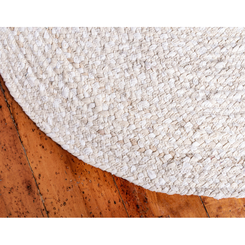 Asaun Cotton Indoor Rug, Oval 5'1" x 8'