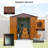 6 ft. x 6 ft. Outdoor Metal Storage Shed with Window & Metal Floor Base-123384471-123384474