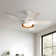 107CM Ceiling Fan with Remote Control and LED Lights