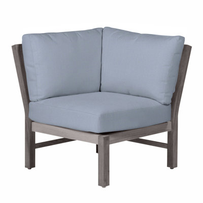 Fauteuil d'angle modulaire Club Teak - Huître