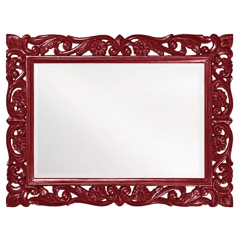 Miroir décoratif traditionnel biseauté, Bourgogne