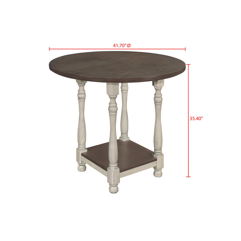 Trawalla Round Solid Wood Base Dining Table