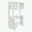 Bureau avec porte vitrée et bureau rotatif-214942899