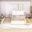 Grand lit plateforme en bois avec lit gigogne et 2 tiroirs-1157278417