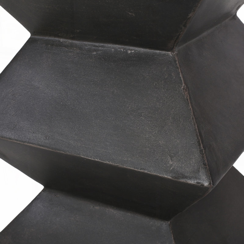 Table d'appoint, table d'appoint en béton d'oxyde de magnésium pour l'extérieur et l'intérieur