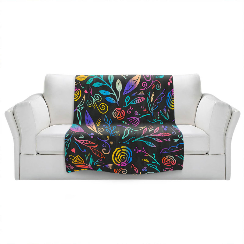 Hand Woven Throw Blanket, 51" x 60"