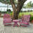 Aspen Recycled HDPE Folding Outdoor Lounge Chair-251920441