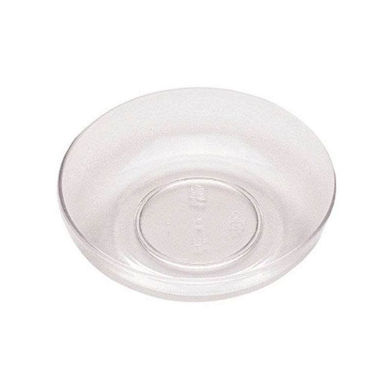 Plat rond transparent