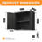 Metal Tool Cabinet For Warehouse. 2 Locking Doors, 1 Adjustable Shelf, Opened Drawer. Space Efficient Wall Mounted Storage Unit With Shelf And For Garage, Warehouse, Office. , Black, Modern