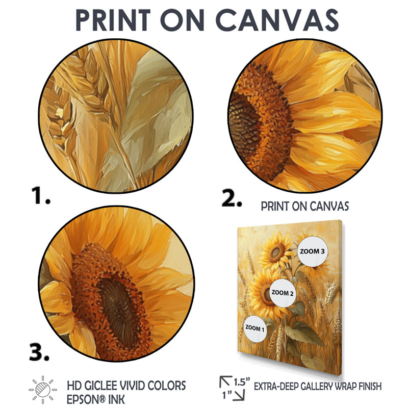 Divirgilio - Floral Wall Art Prints, Noir, H 20 po x l 12 po, Reproduction encadrée d'une seule photo