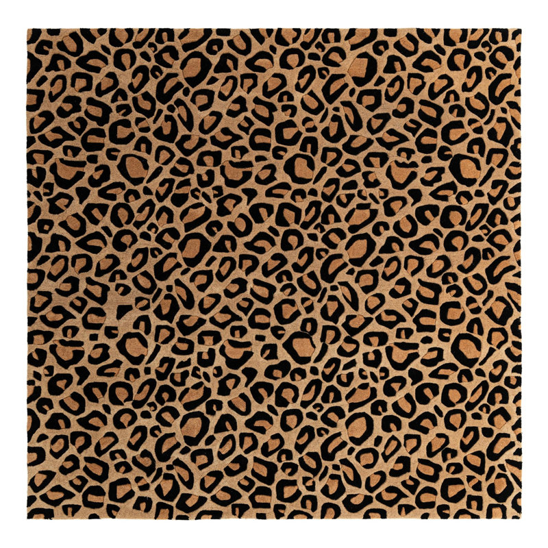 Leopard Kimber Rug, Square 7'10"