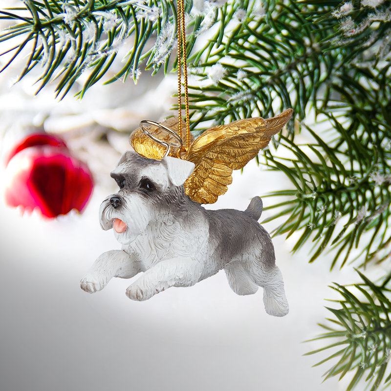 Dog Angel Holiday Ornament