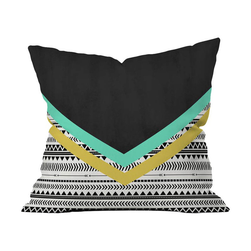 Coussin d'extérieur Mixed Aztec, 16 po x 16 po