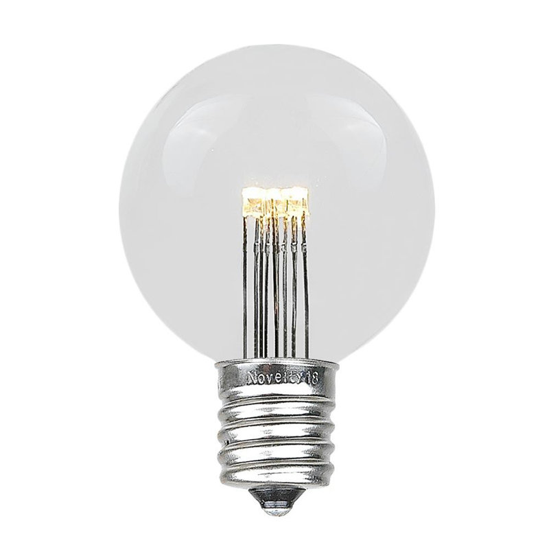 25 Watt Equivalent, G50 LED Non-Dimmable Light Bulb, E17/Intermediate Base