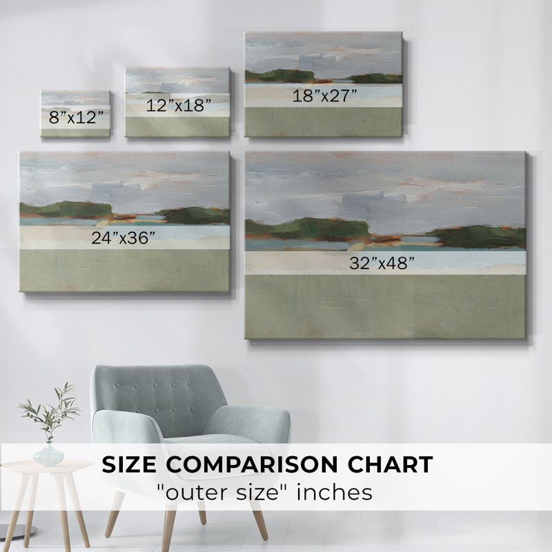 High Noon Vista Study I-Gallery Wrapped Canvas, 24" H x 36" W