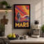 Postcard from Mars Retro - Wrapped Canvas-766842436-766842493