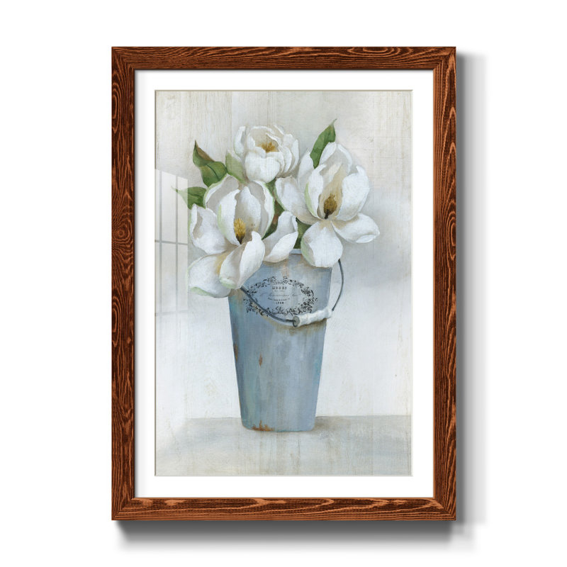 " Fleuriste Francais II " Painting Print, 44" H x 31" W x 1" D, Maple