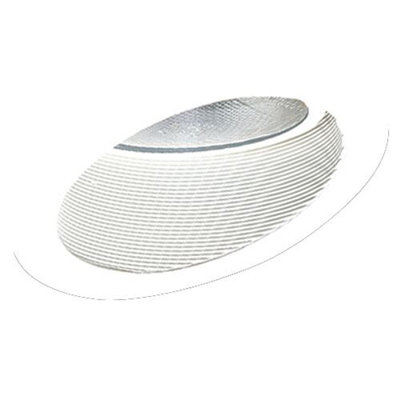 6'' White Adjustable Recessed Trim