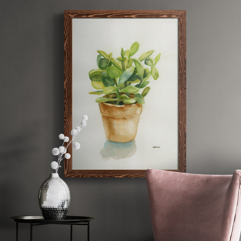 «Succulent I», reproduction sur toile, H 37,5 po x l 27,5 po x P 1 po, Érable