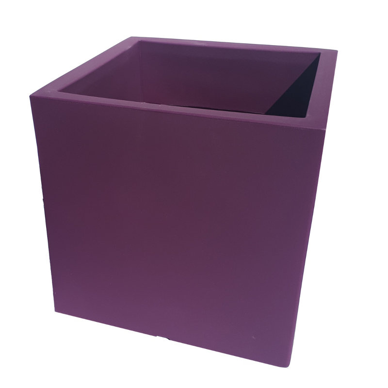 Habraham Pot Planter, Violet, 48cm H x 49cm W x 49cm D