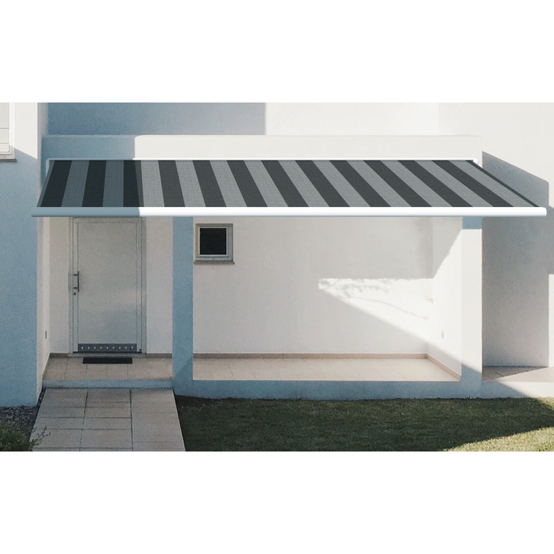 Auvent de patio mural Brasilia Athena, H 9 po x l 120 po x P 100 po, Droite