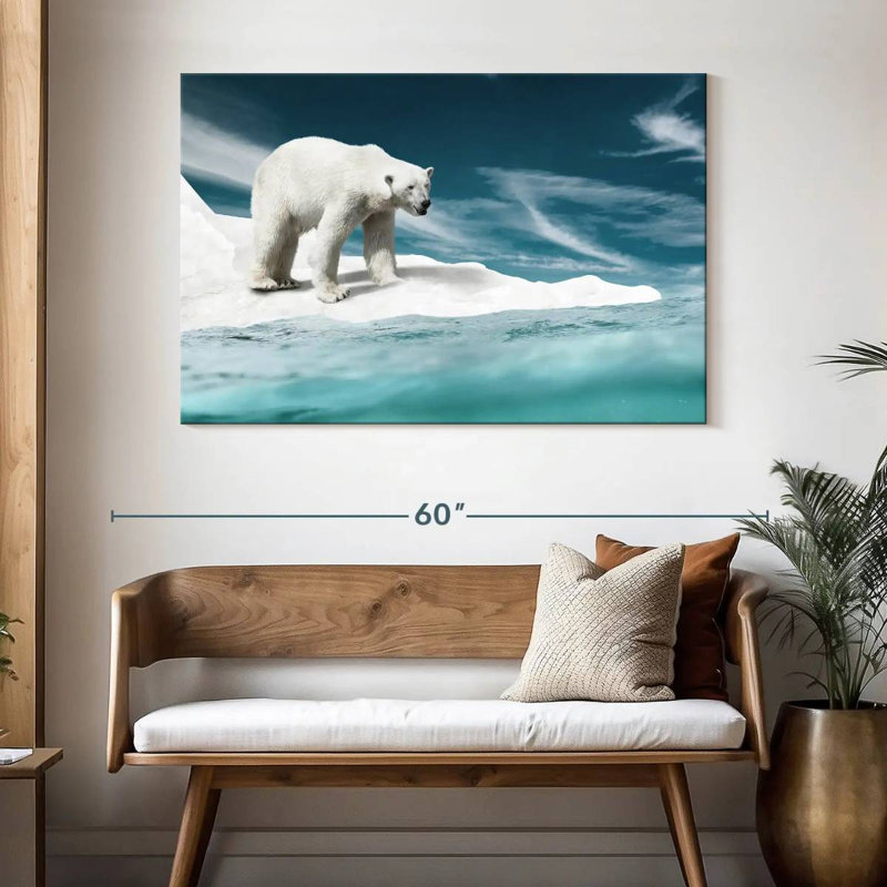 Brampt Ice Bear, 32" H x 48" W