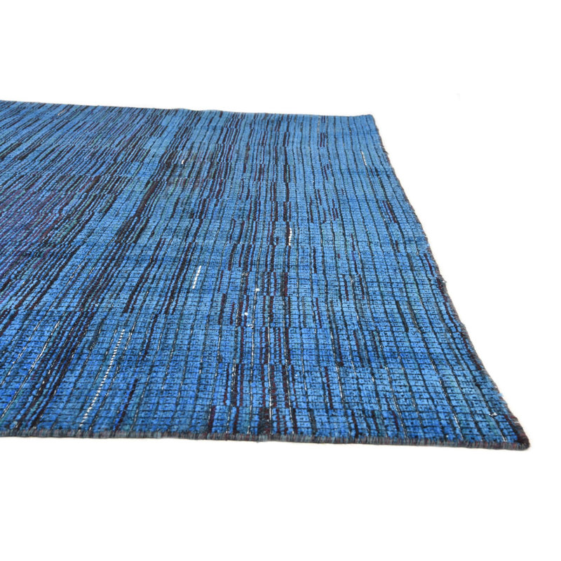 Tapis bleu 8 x 10 Porcaro