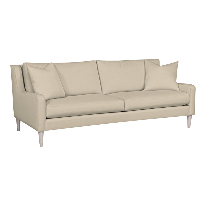 Canapé Ease, Gris colombe, Mélange de polyester lin Tuck