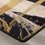 Tapis abstrait moderne noir Res Resid-100710774