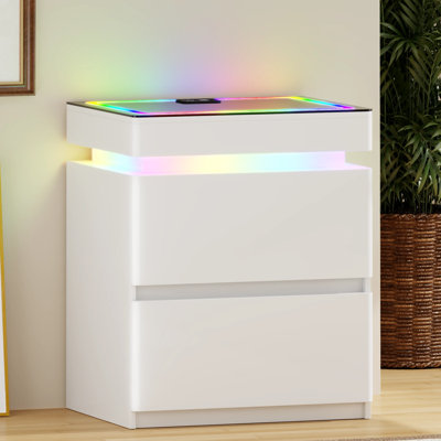 50 cm W Bedside Table
