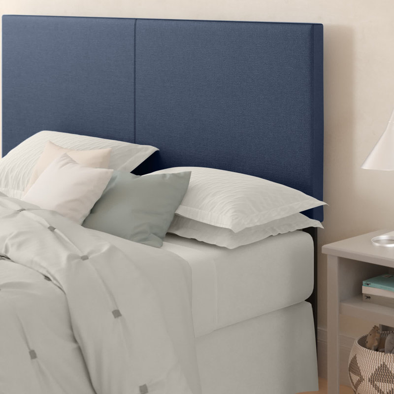 Tête de lit tapissier Karp, Bleu, Grand