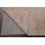 Tapis de zone en laine rose/beige 2 pi 8 po x 5 pi 2 po one-of-kind à la main noué la oushak Sipos