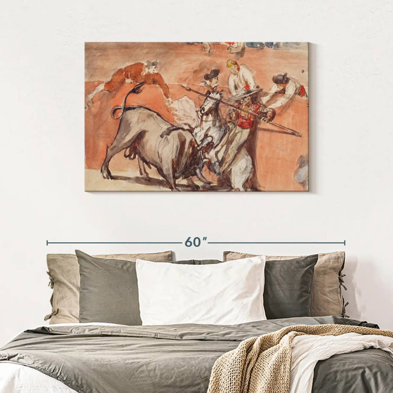 Corrida Brampt 1865, H 30 po x l 45 po