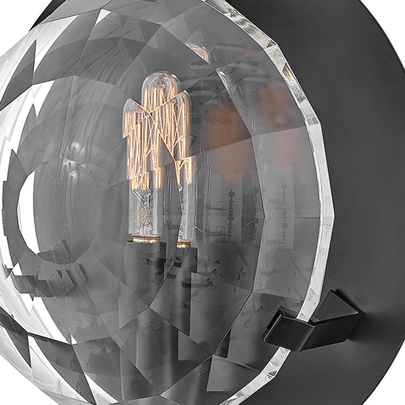 Fredrick Ramond Nala Small Single Light Wall Sconce, Black