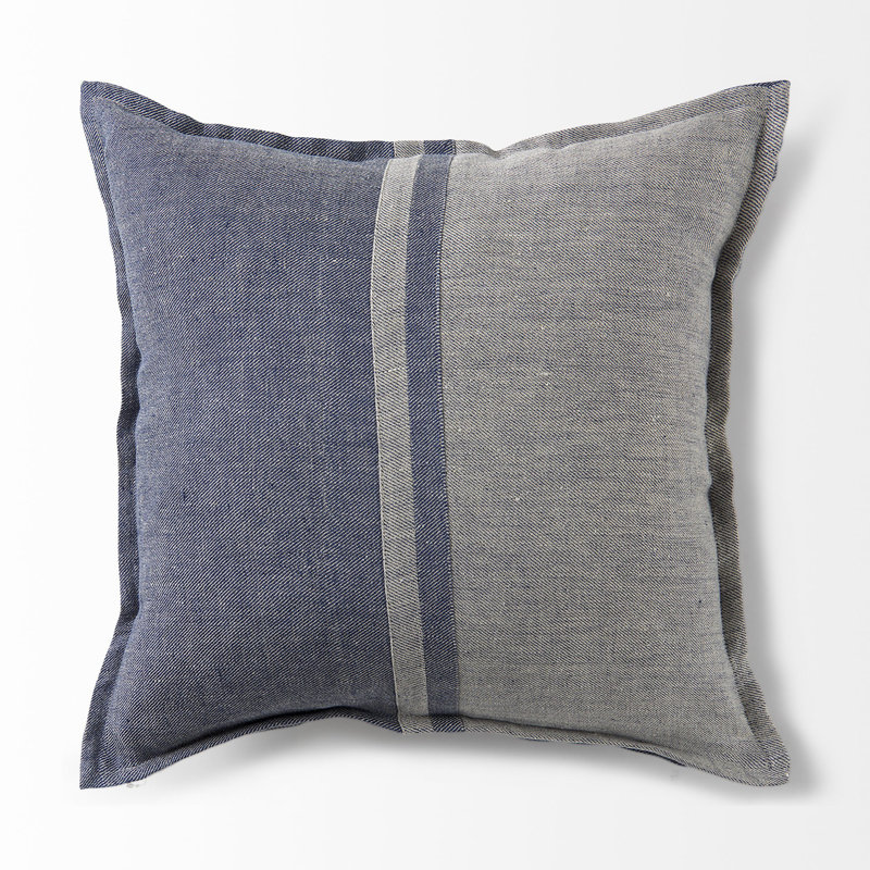 Aubrielle Square Linen Pillow Cover, 20"H x 20"W