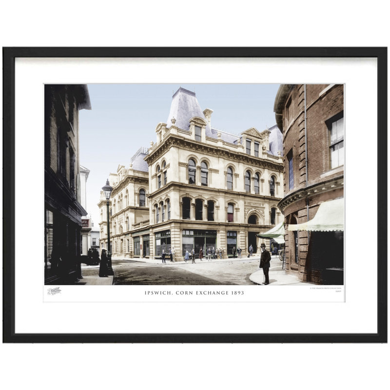 Ipswich, Corn Exchange 1893 by Francis Frith - Single Picture Frame Print, 40cm H x 50cm W x 2.3cm D